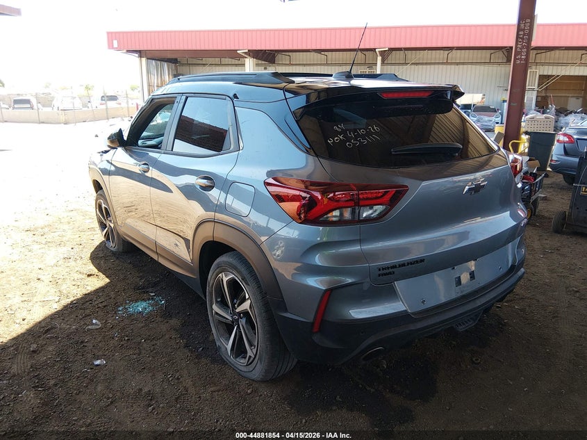 2021 Chevrolet Trailblazer Awd Rs VIN: KL79MUSL6MB053111 Lot: 44881854