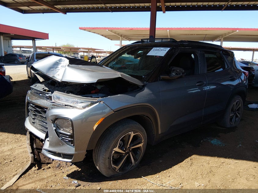 2021 Chevrolet Trailblazer Awd Rs VIN: KL79MUSL6MB053111 Lot: 44881854