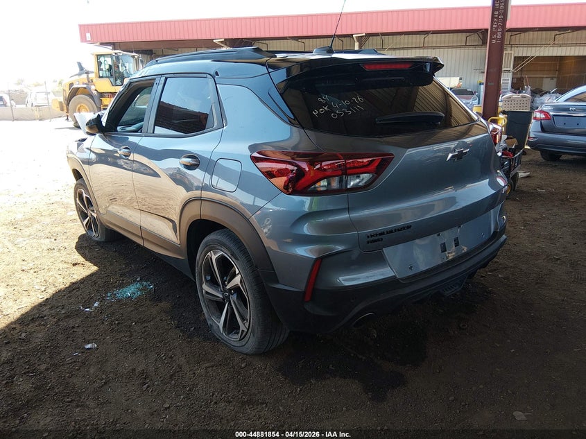 2021 CHEVROLET TRAILBLAZER auction photo 3