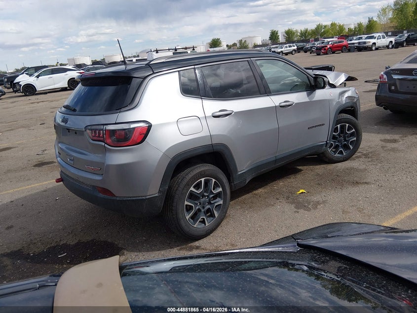 Vin: 3c4njddb4lt195209, lot: 45379196, jeep compass trailhawk 4x4 20204