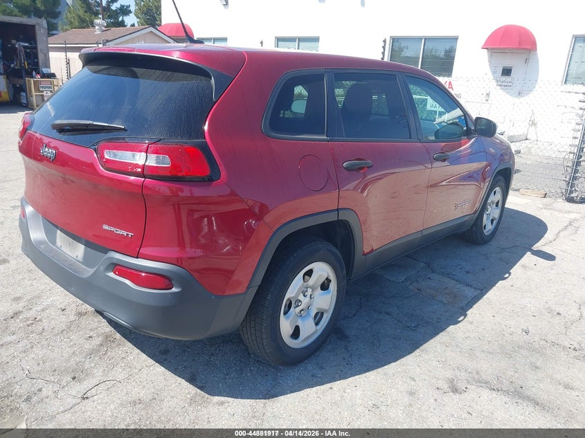 2016 Jeep Cherokee Sport
