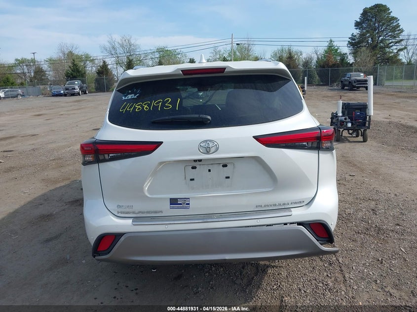 2023 Toyota Highlander Platinum VIN: 5TDKDRBH0PS002259 Lot: 44881931