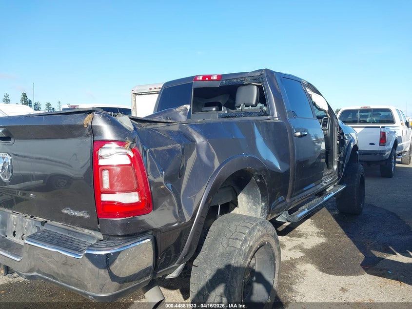 2020 Ram 2500 6.7 Ram Laramie 4X4 6'4 Box grey Lot 111044881933 Vin 3C6UR5FLXLG285366