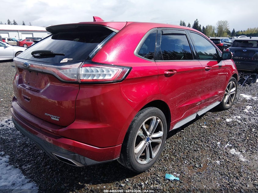 2015 Ford Edge 2.7 Sport red Lot 111044882295 Vin 2FMTK3AP3FBB77729
