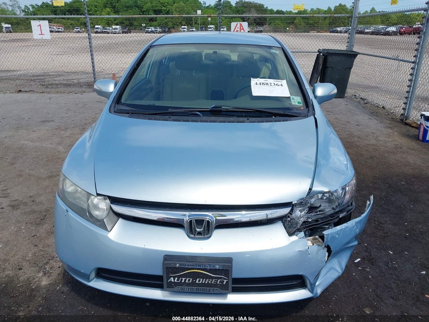2008 Honda Civic Hybrid VIN: JHMFA36238S011154 Lot: 44882364