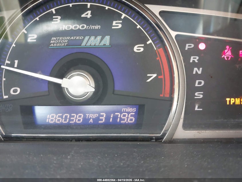 2008 Honda Civic Hybrid VIN: JHMFA36238S011154 Lot: 44882364