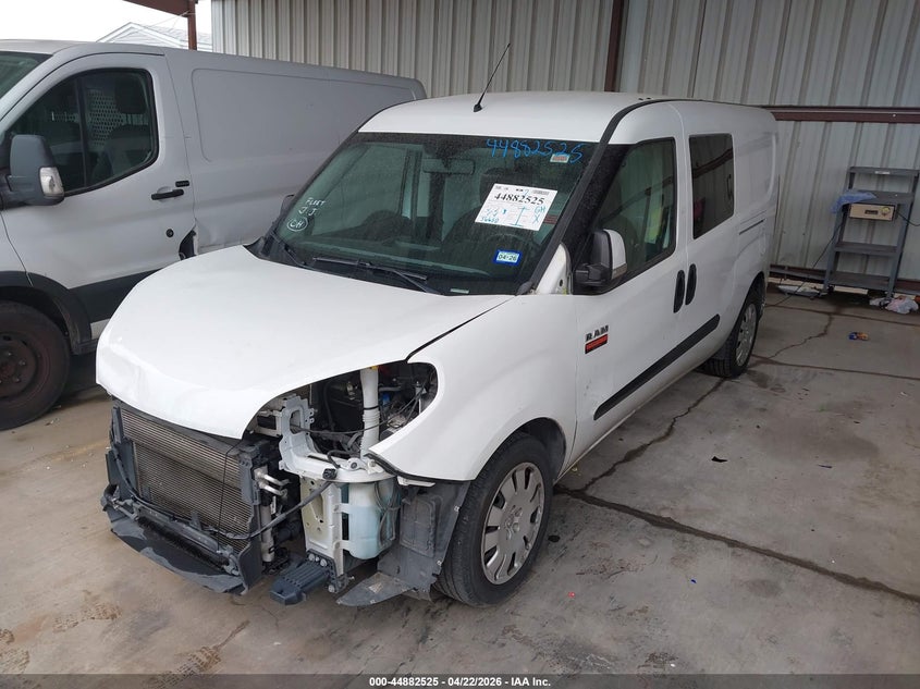 Vin: zfbhrfbb0m6v78356, lot: 45379866, ram promaster city tradesman slt 20212