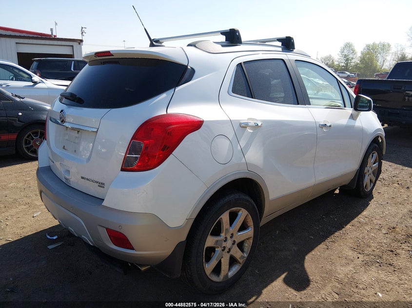 Vin: kl4cjhsb6db111194, lot: 45379916, buick encore premium 20134