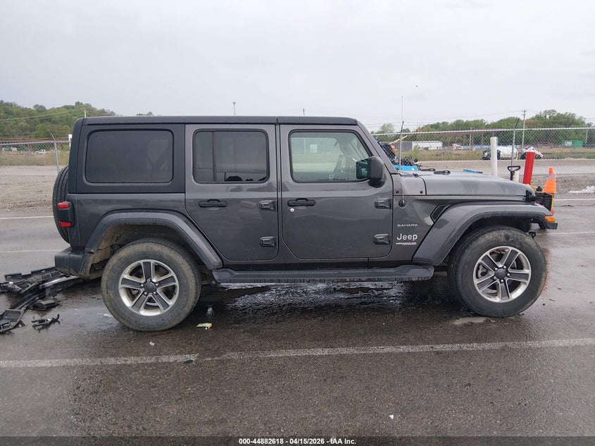 2018 Jeep Wrangler Unlimited Sahara 4X4 VIN: 1C4HJXEN9JW188898 Lot: 44882618