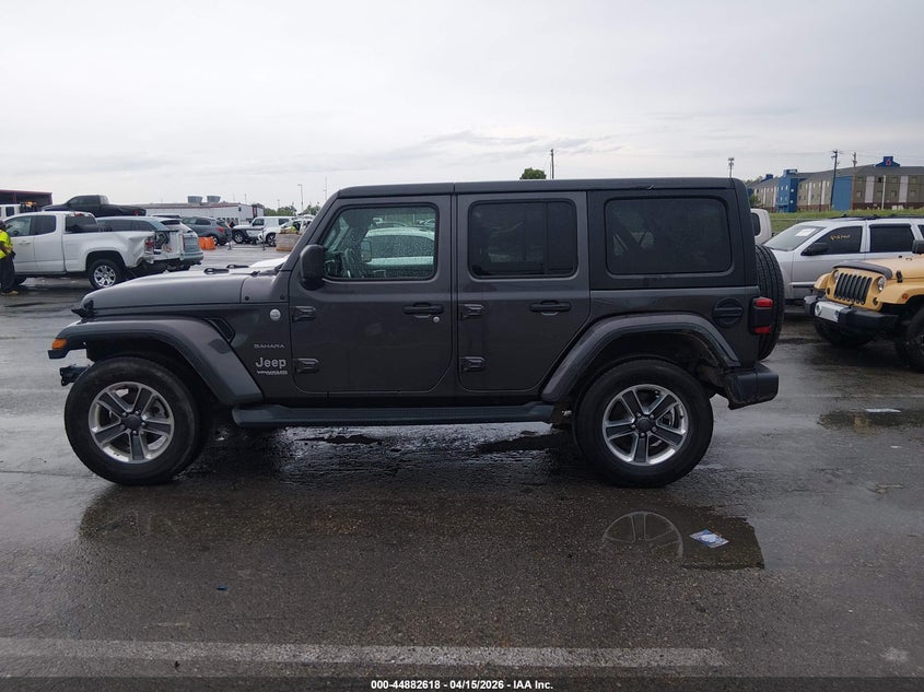 2018 Jeep Wrangler Unlimited Sahara 4X4 VIN: 1C4HJXEN9JW188898 Lot: 44882618