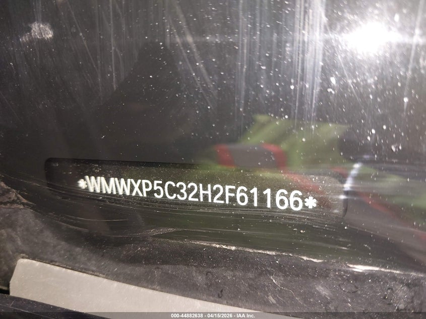 2017 Mini Hardtop Cooper VIN: WMWXP5C32H2F61166 Lot: 44882638