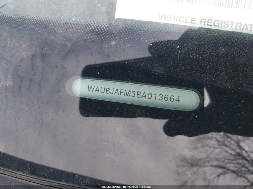 2011 Audi A3 2.0 Tdi Premium VIN: WAUBJAFM3BA013664 Lot: 44882766