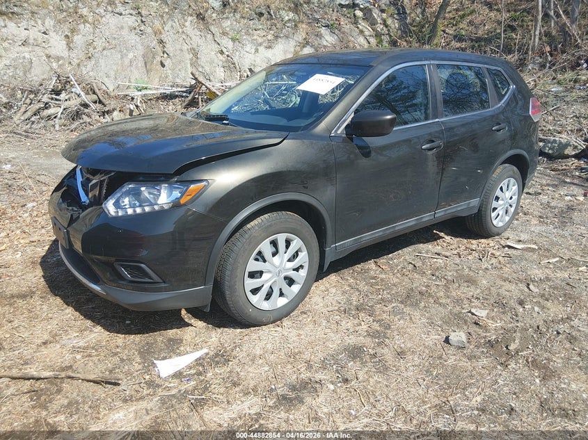 2016 Nissan Rogue S 5N1AT2MV8GC877546 photo 1