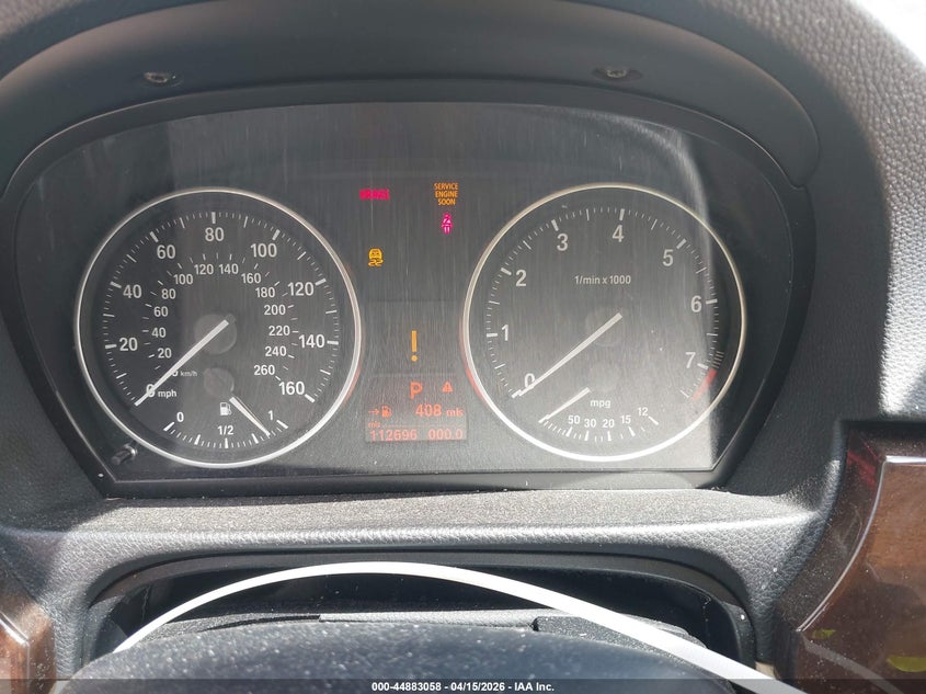 2011 BMW 328I xDrive VIN: WBAPK5C55BF123139 Lot: 44883058