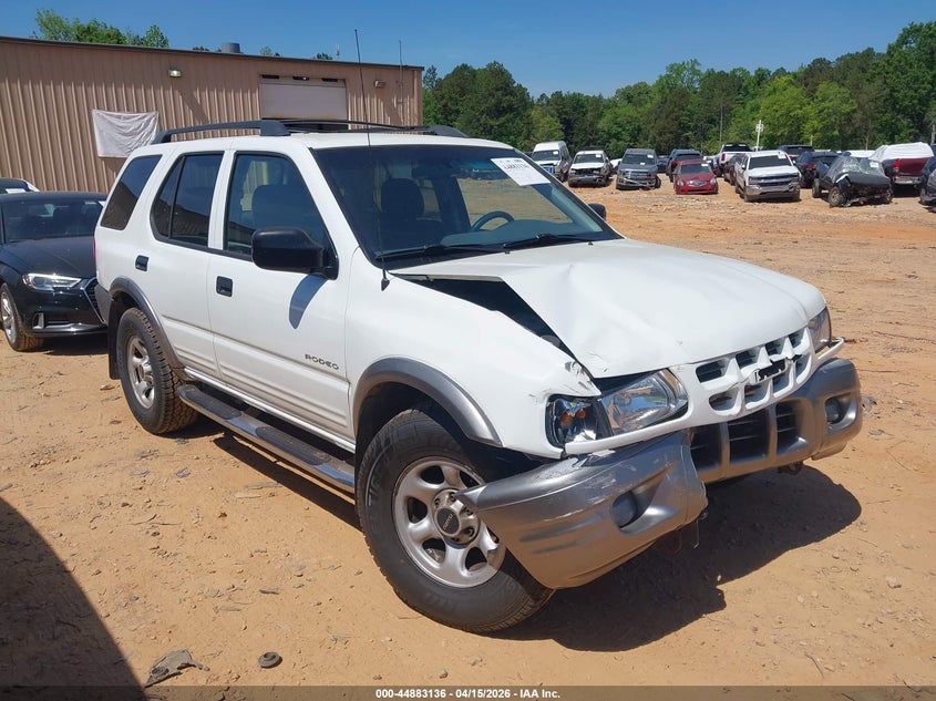 2002 Isuzu Rodeo Ls 3.2L V6/Lse 3.2L V6/S 3.2L V6