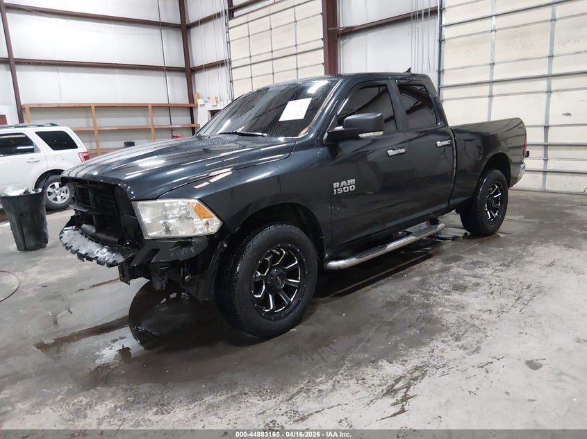 2015 Ram 1500 3.6 Ram Big Horn black Lot 111044883165 Vin 1C6RR7GG0FS546231
