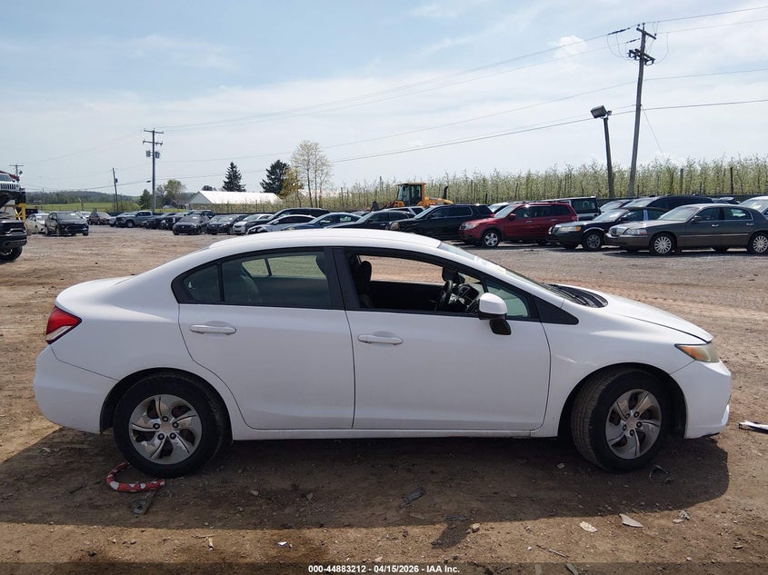 2013 Honda Civic Lx VIN: 19XFB2F5XDE206281 Lot: 44883212