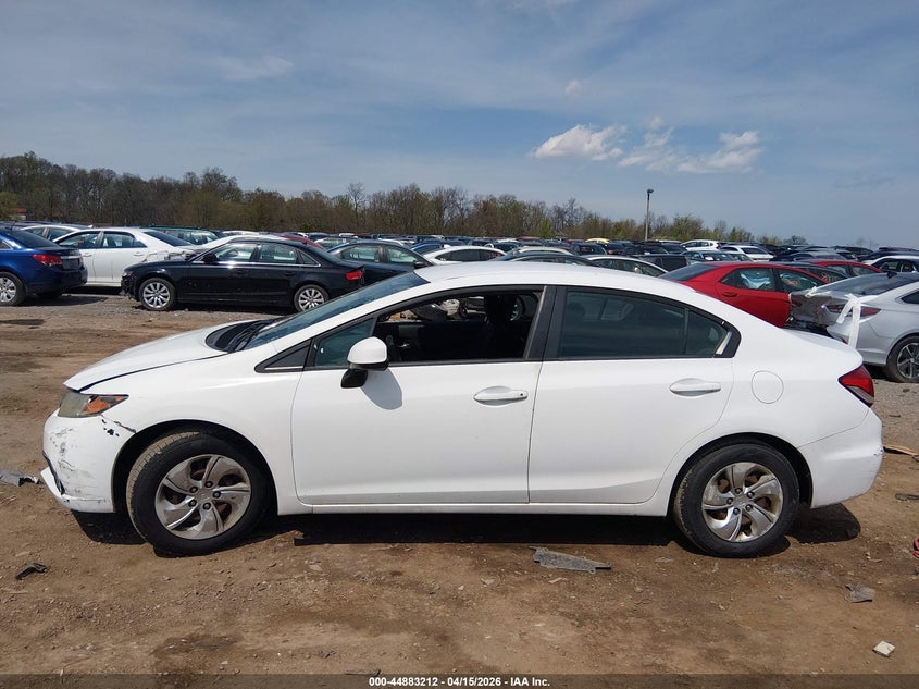 2013 Honda Civic Lx VIN: 19XFB2F5XDE206281 Lot: 44883212