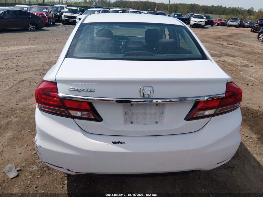 2013 Honda Civic Lx VIN: 19XFB2F5XDE206281 Lot: 44883212