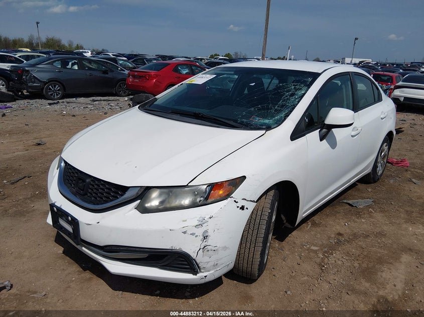 2013 Honda Civic Lx VIN: 19XFB2F5XDE206281 Lot: 44883212