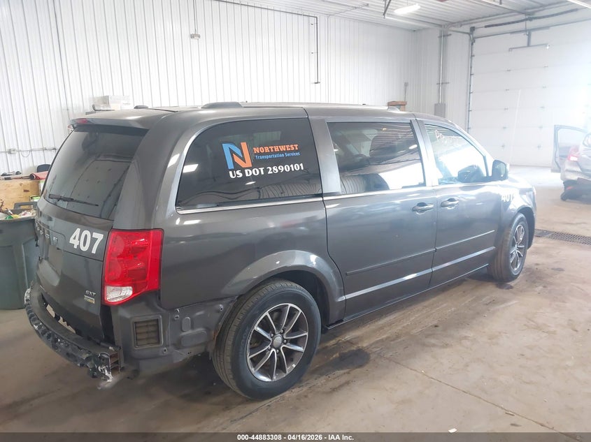 Vin: 2c4rdgcg1hr858947, lot: 45380654, dodge grand caravan sxt 20174