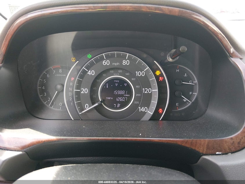 2013 Honda Cr-V Ex-L VIN: 5J6RM4H77DL034410 Lot: 44883325