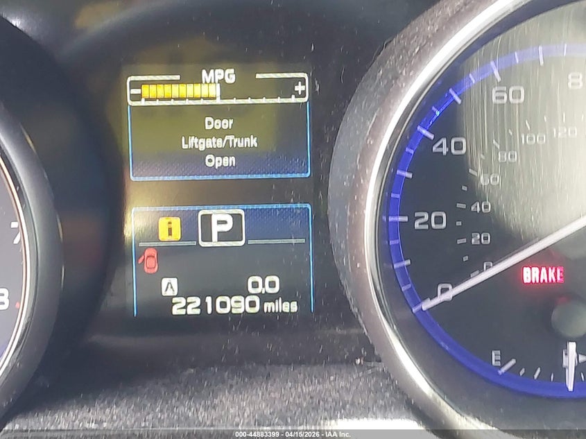 2015 Subaru Outback 2.5I Limited VIN: 4S4BSALC0F3271352 Lot: 44883399