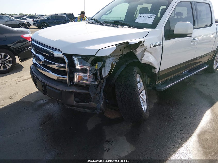 2015 Ford F-150 Lariat VIN: 1FTEW1EFXFFB66359 Lot: 44883401