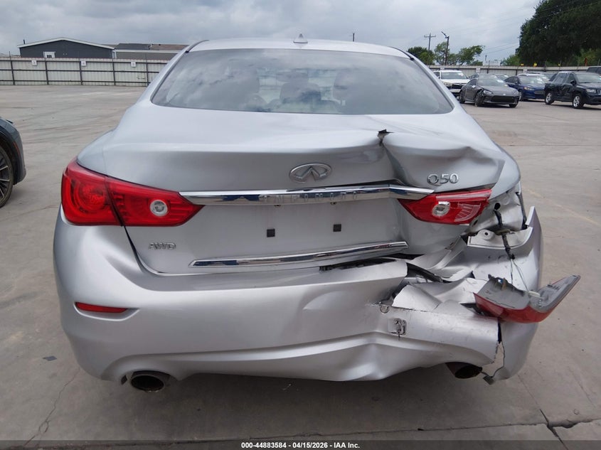 2014 Infiniti Q50 Premium VIN: JN1BV7AR8EM694634 Lot: 44883584