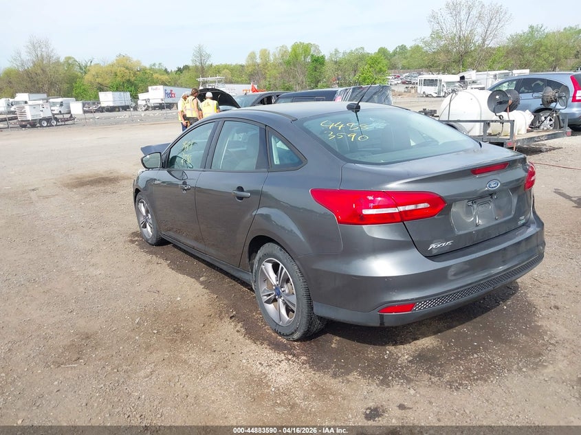 2018 Ford Focus 1.0 Se grey Lot 111044883590 Vin 1FADP3FE5JL219785