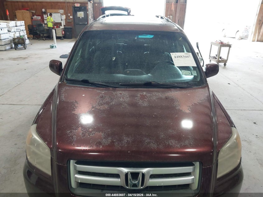 2007 Honda Pilot Ex-L VIN: 5FNYF18777B030908 Lot: 44883607