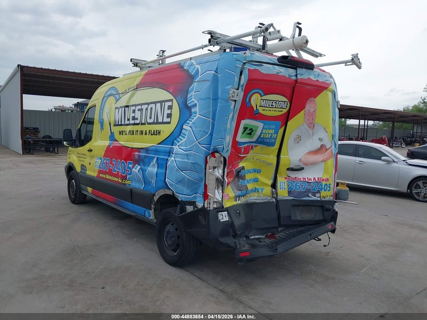 2019 Ford Transit 3.5 -250 yellow Lot 111044883654 Vin 1FTYR2CG8KKA85240