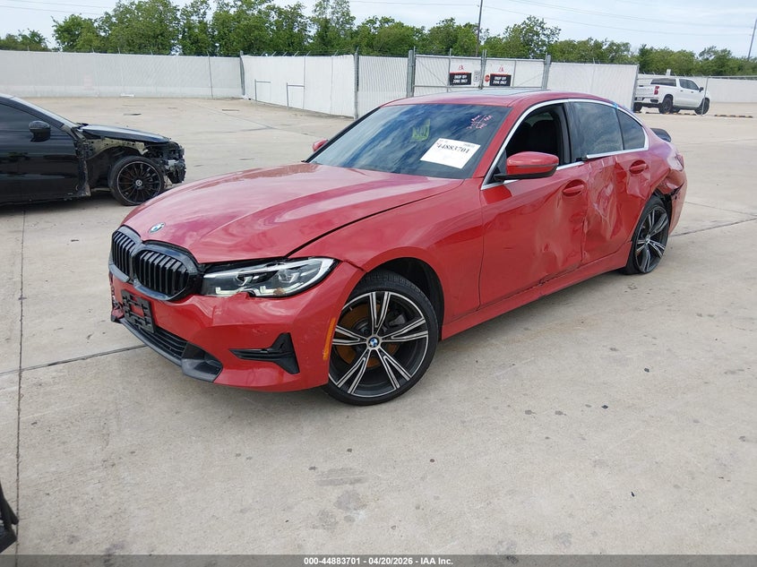 3MW5R1J06M8C02138 2021 Bmw 330i photo 1