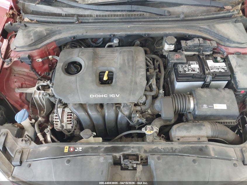 2017 Hyundai Elantra Se VIN: KMHD84LF0HU059938 Lot: 44883805