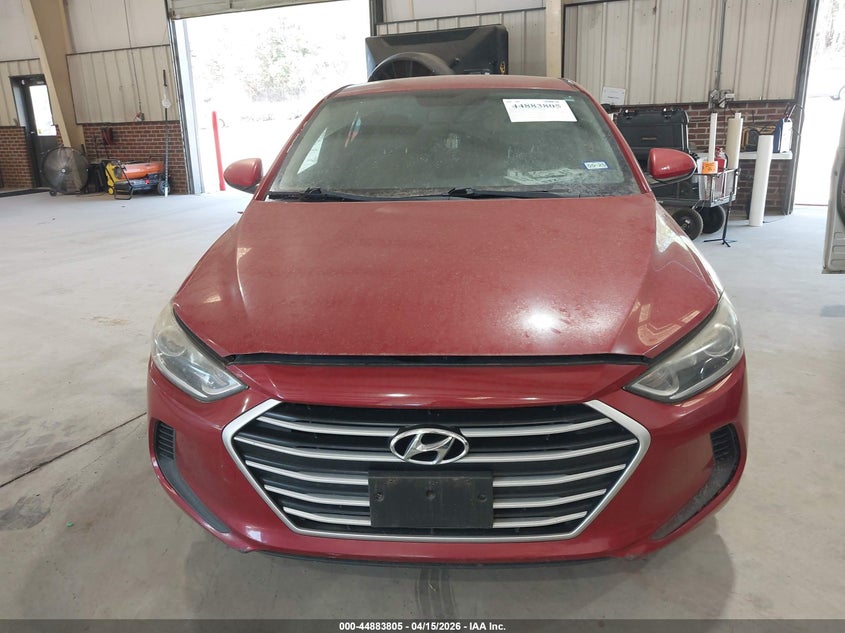 2017 Hyundai Elantra Se VIN: KMHD84LF0HU059938 Lot: 44883805