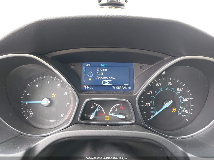 2014 Ford Focus Se VIN: 1FADP3F20EL429092 Lot: 44883835