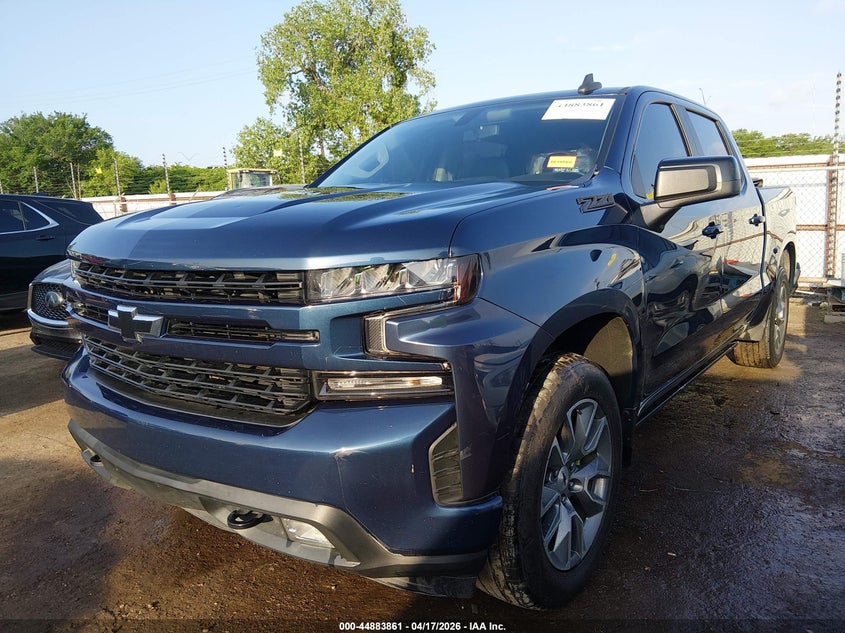 2021 Chevrolet Silverado 1500 4wd  Short Bed Rst 1GCUYEED0MZ318091 photo 1