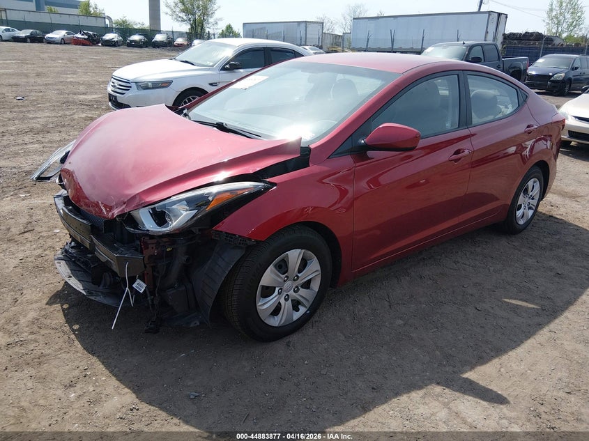 2016 Hyundai Elantra Se 5NPDH4AE4GH663693 photo 1