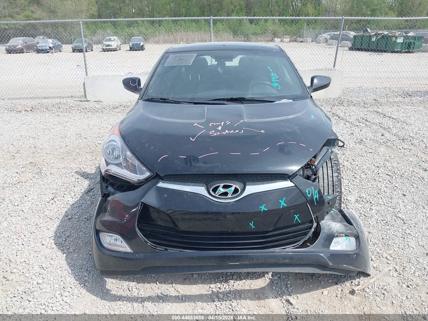 2017 Hyundai Veloster Value Edition VIN: KMHTC6ADXHU320015 Lot: 44883888