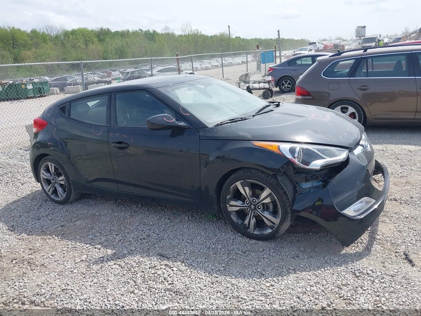 2017 Hyundai Veloster Value Edition VIN: KMHTC6ADXHU320015 Lot: 44883888