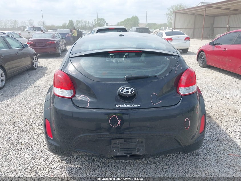 2017 Hyundai Veloster Value Edition VIN: KMHTC6ADXHU320015 Lot: 44883888