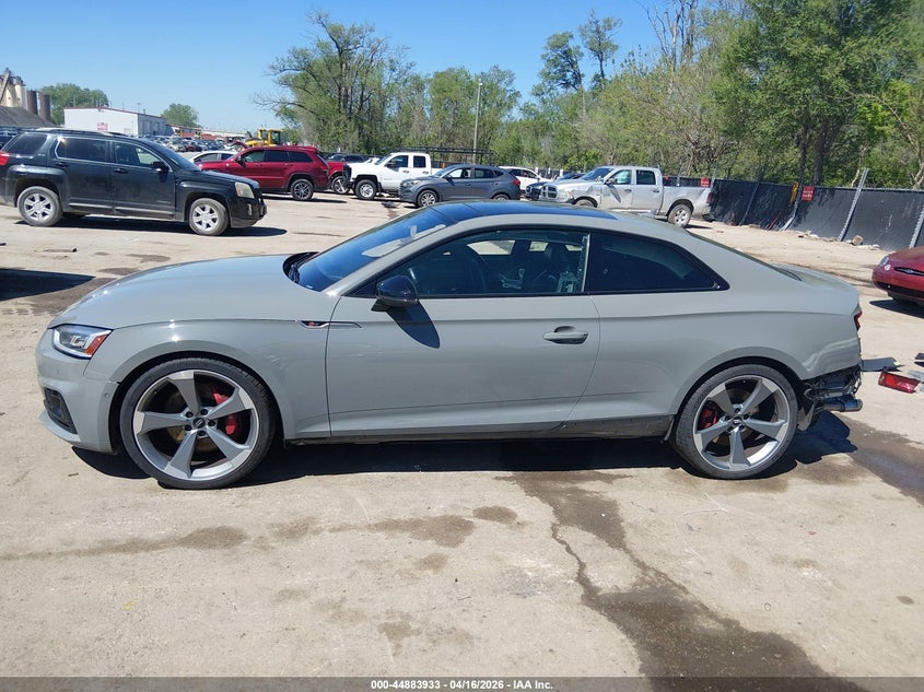 2019 Audi S5 3.0 3.0T Premium grey Lot 111044883933 Vin WAUR4AF50KA067812
