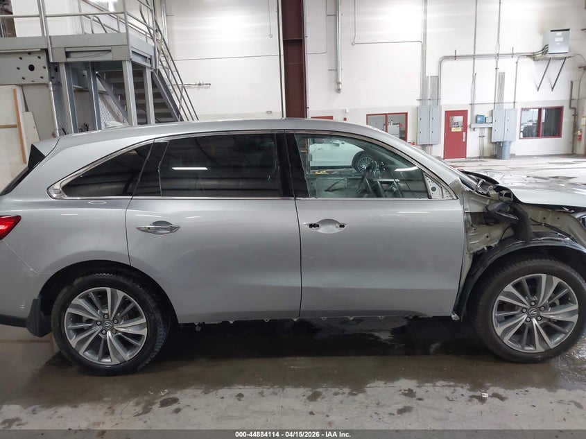 2017 Acura Mdx Technology Package VIN: 5FRYD4H50HB020453 Lot: 44884114
