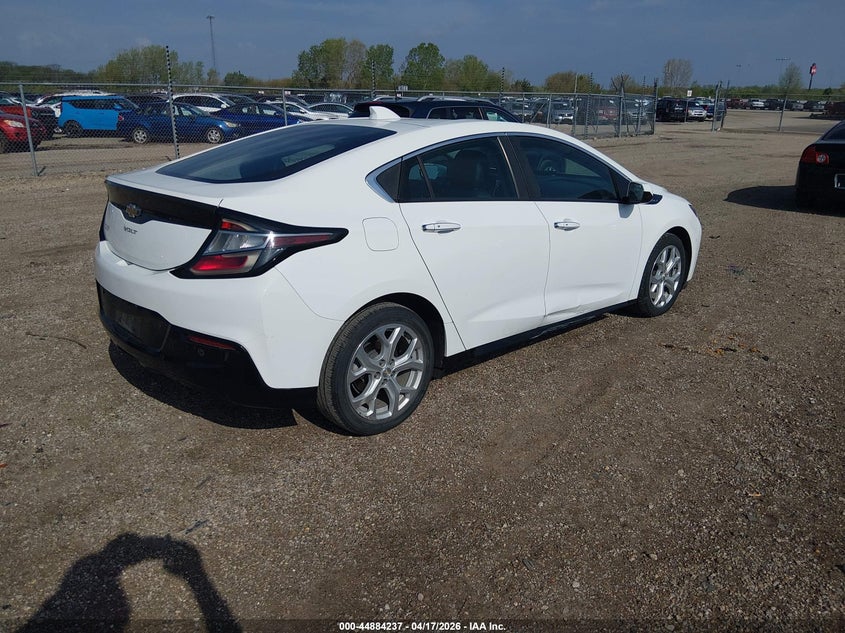 Vin: 1g1rd6s51hu210546, lot: 45381583, chevrolet volt premier 20174