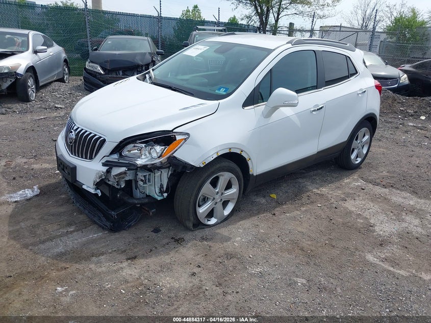 2016 Buick Encore 1.4 white Lot 111044884317 Vin KL4CJASB5GB673793
