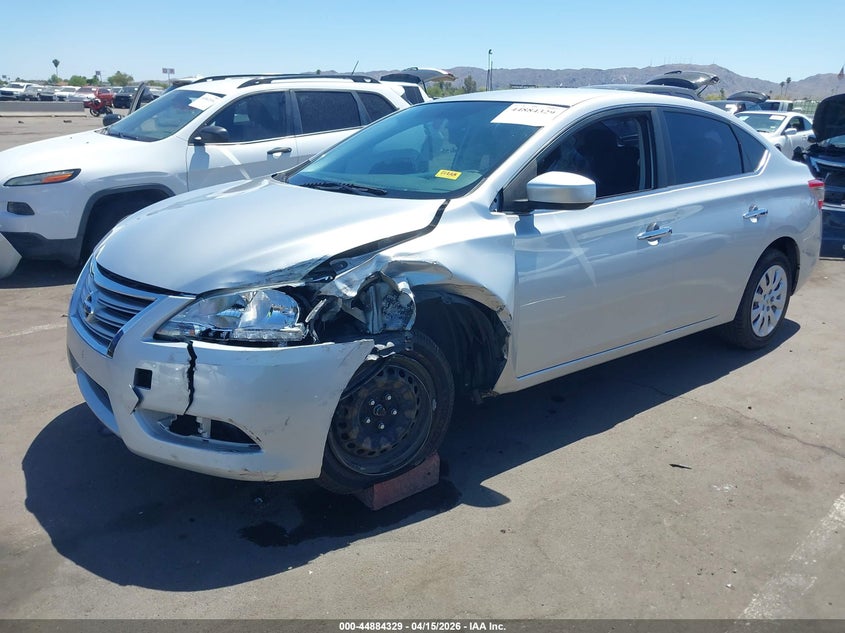 2015 Nissan Sentra Sv VIN: 3N1AB7AP2FY350797 Lot: 44884329