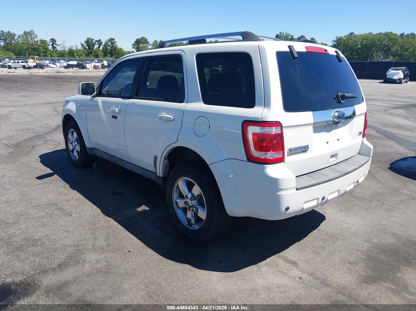 Vin: 1fmcu0eg0bka47474, lot: 45381689, ford escape limited 20113