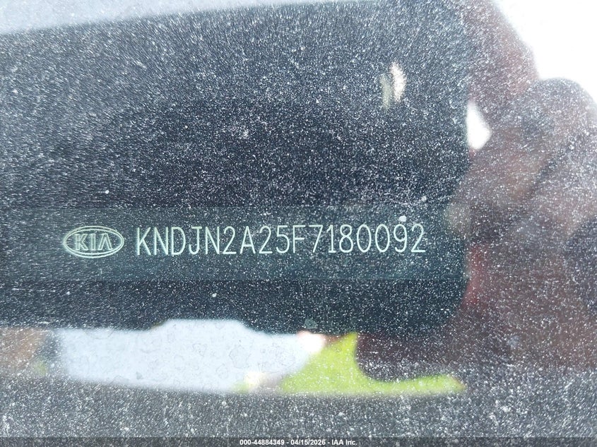 2015 Kia Soul VIN: KNDJN2A25F7180092 Lot: 44884349