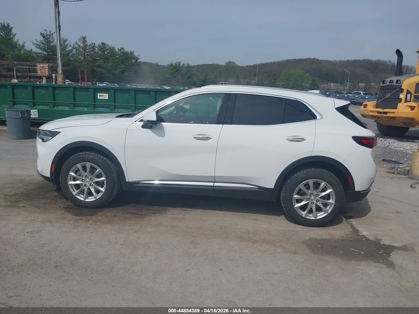 2021 Buick Envision 2.0 Awd Preferred white Lot 111044884389 Vin LRBFZMR45MD111458