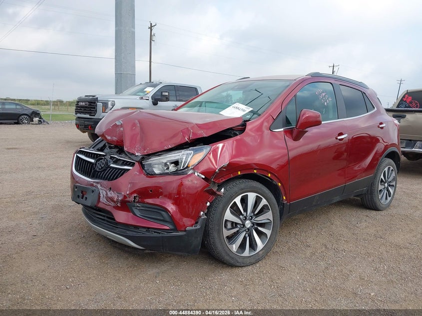Vin: kl4cjesm8nb559034, lot: 45381736, buick encore awd preferred 20222